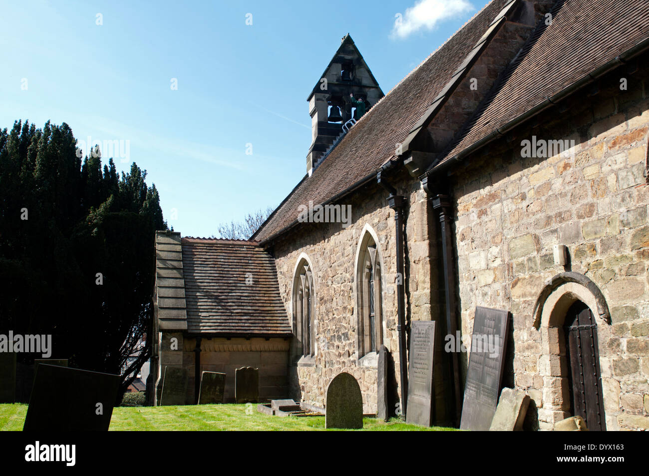 St. Michael`s Church, Stanton by Bridge, Derbyshire, England, UK Stock